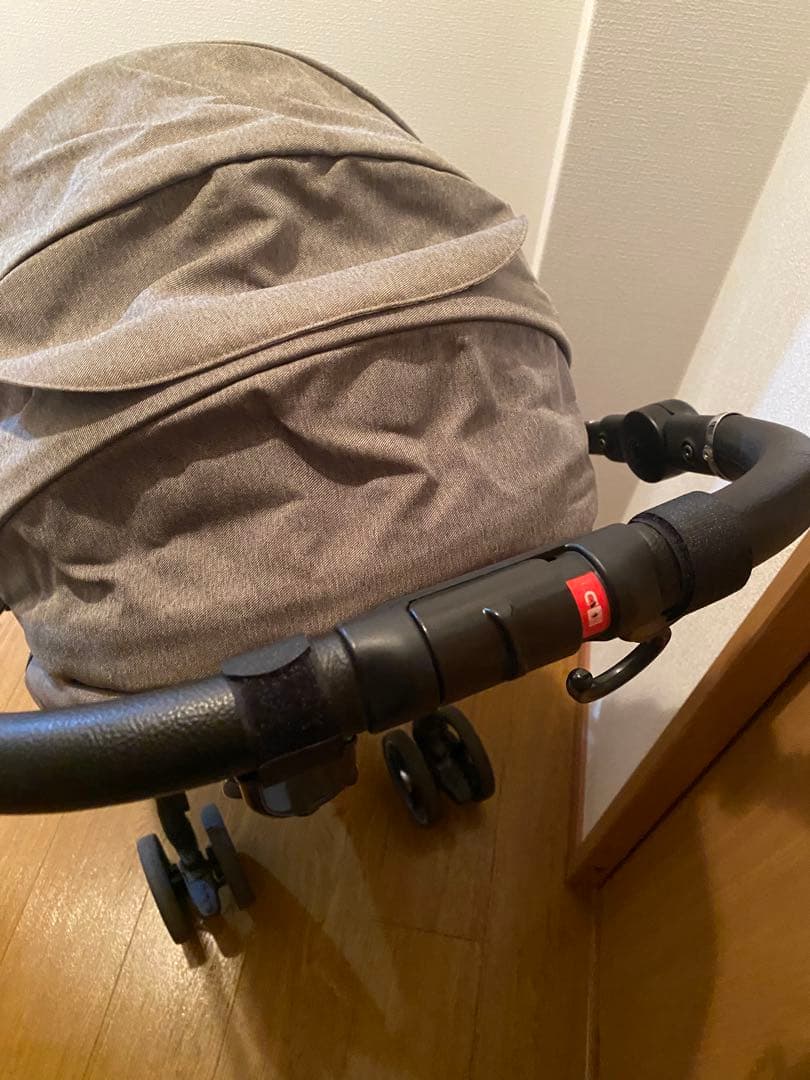 Aprica ベビーカー ラグーナ➕フットマフ➕レインカバー付き