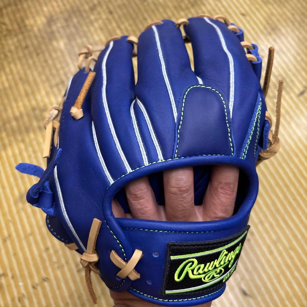新品未使用ローリングス軟式野球グローブ右投げ用ブルー