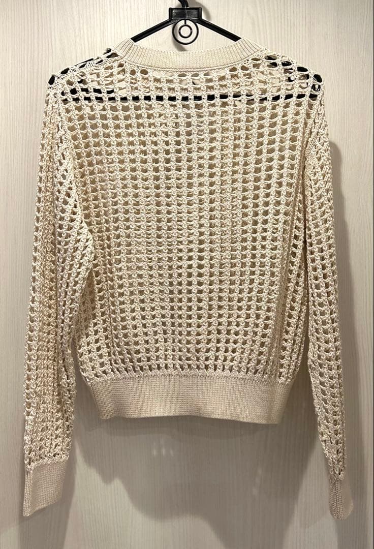 【HYKE】CROCHETED SWEATER