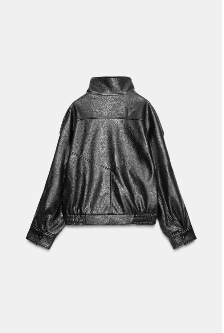 新品未使用 正規品 ザラ zara フェイクレザージャケット