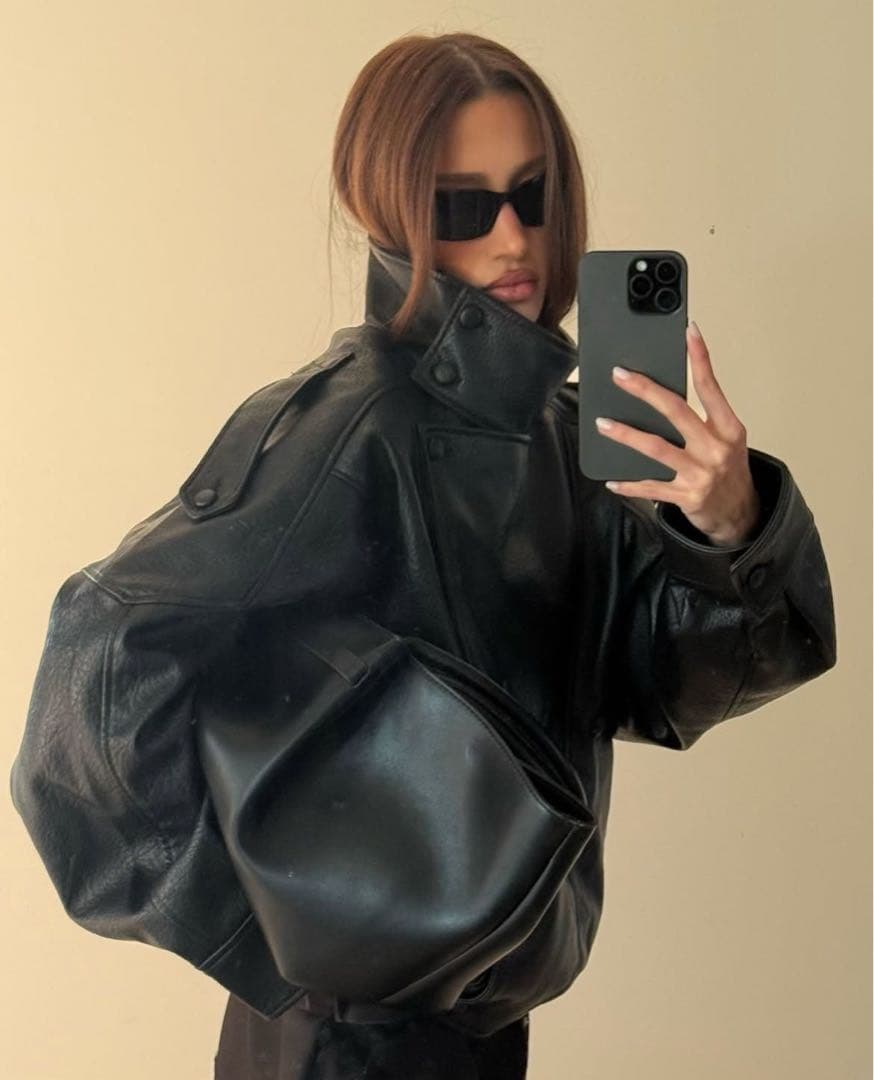 新品未使用 正規品 ザラ zara フェイクレザージャケット