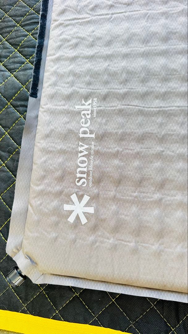 スノーピーク インフレーターダブルマット　テレコ　中古　①
