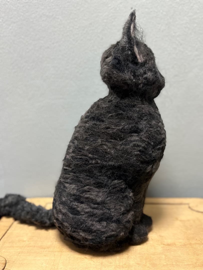 羊毛フェルト 黒猫【ハンドメイド