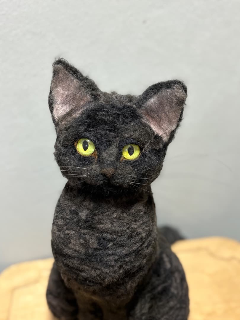 羊毛フェルト 黒猫【ハンドメイド