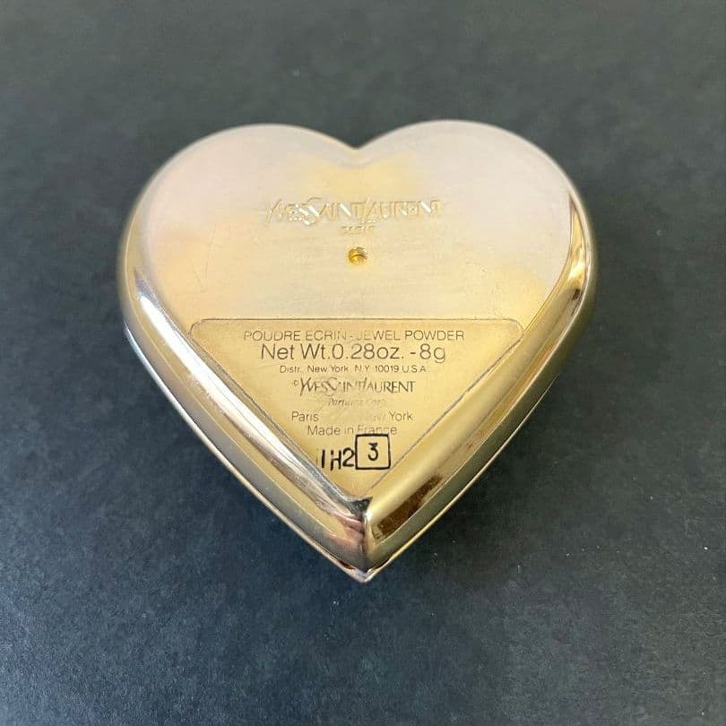 ✦イヴ・サンローラン YSL／ジュエルパウダーケース グリーン♡ヴィンテージ ✦