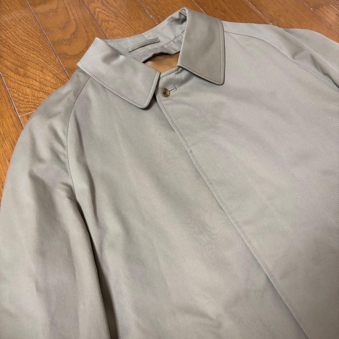 【未使用】Aquascutum イングランド製　ステンカラーコート　ヴィンテージ