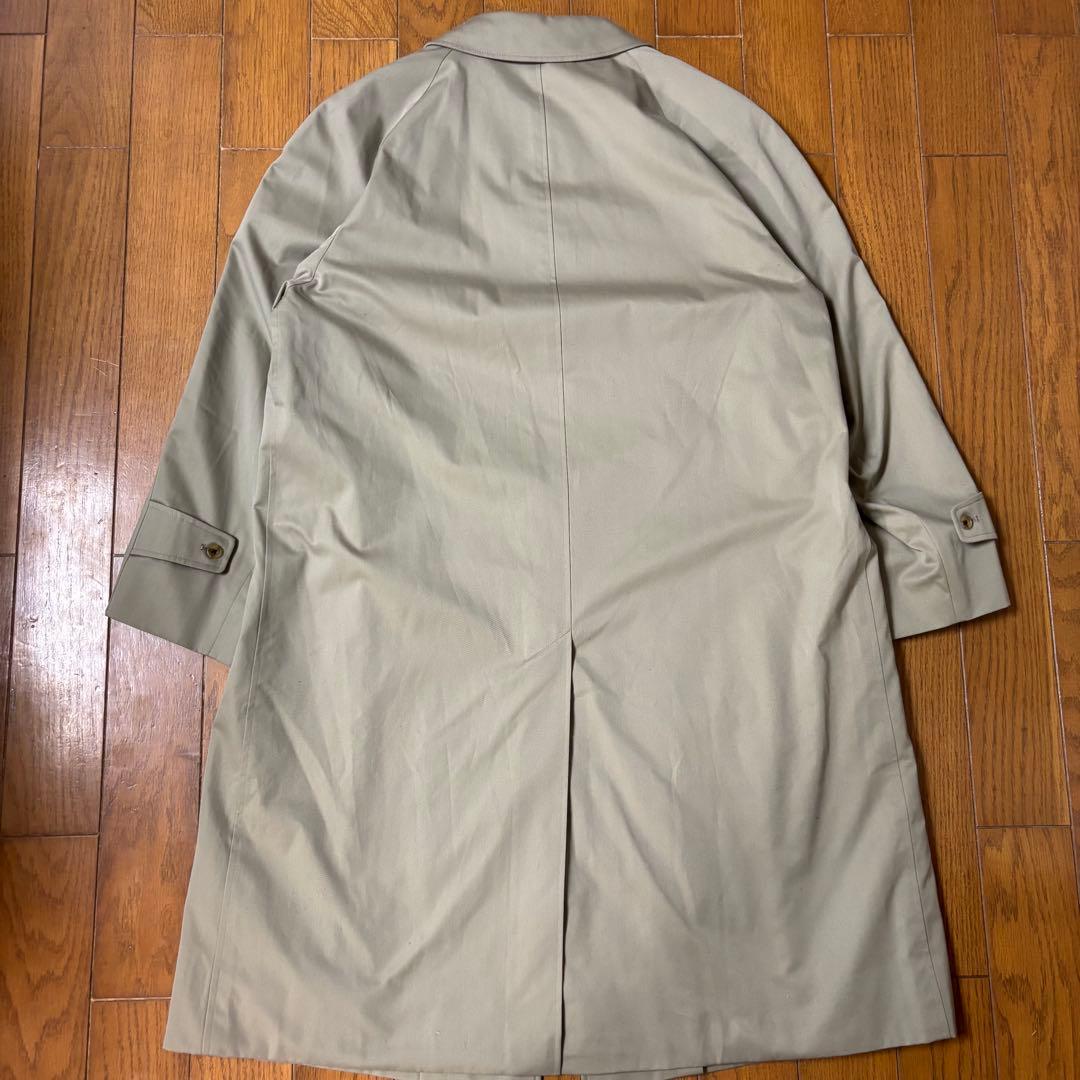【未使用】Aquascutum イングランド製　ステンカラーコート　ヴィンテージ