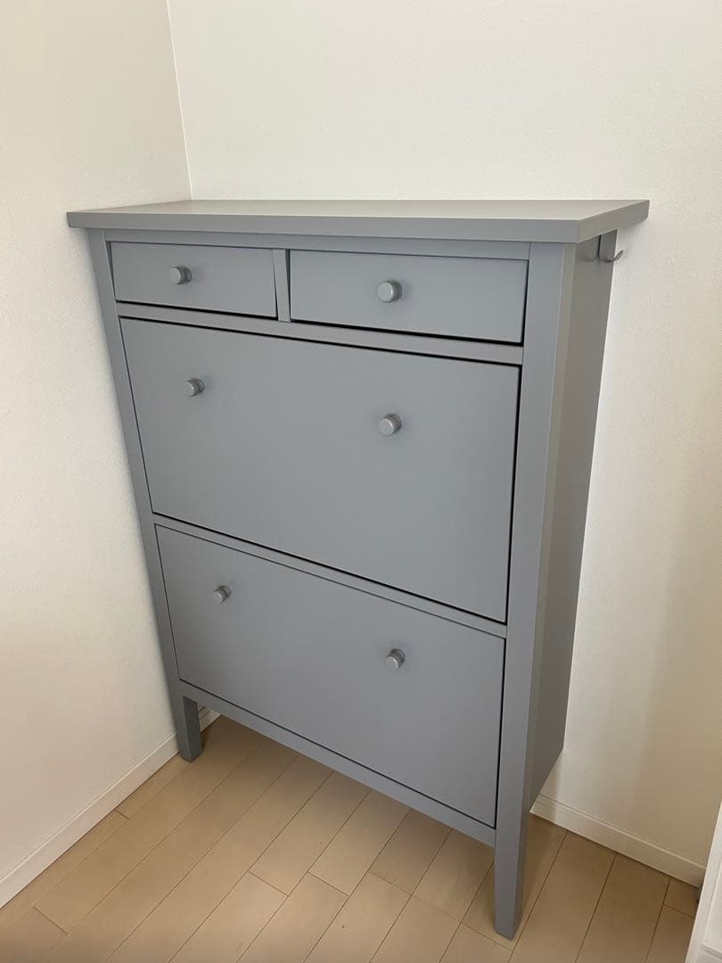 IKEA グラベリ　シューズボックス　グレー