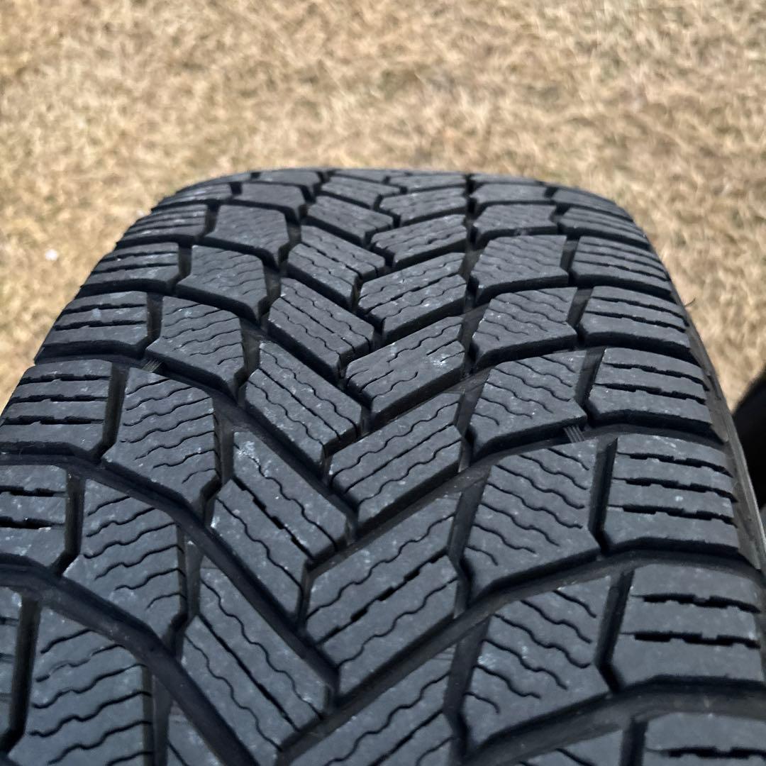 80ハリアー19インチ純正ホイール ミシュランスタッドレスX-ICE 
