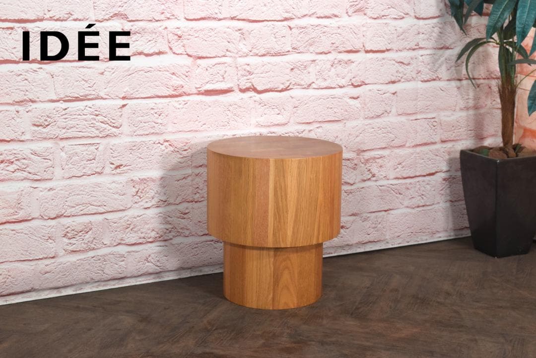 IDEE/イデー チェス サイド テーブル ラウンドa ホワイトオーク