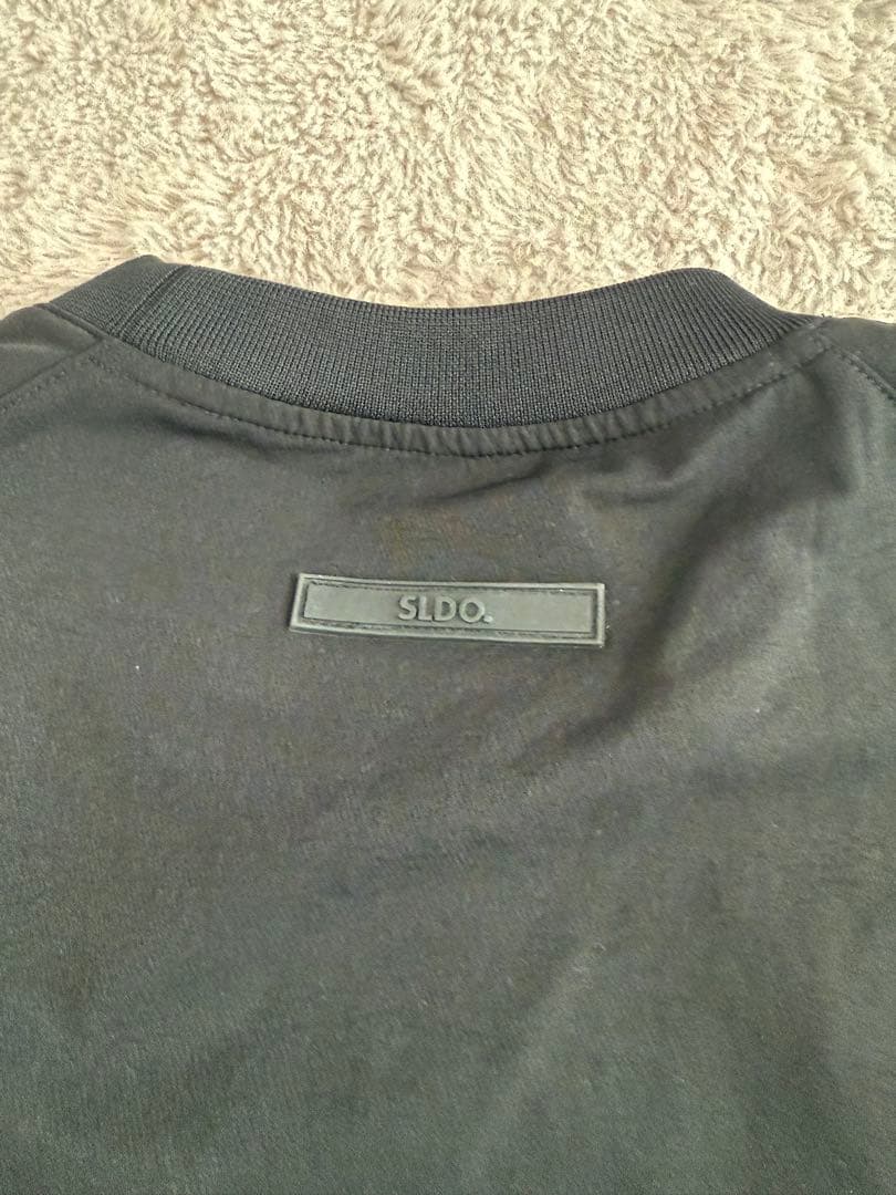 SLDO. × AddElm ダブルクロスストレッチプルオーバー　Ｌ