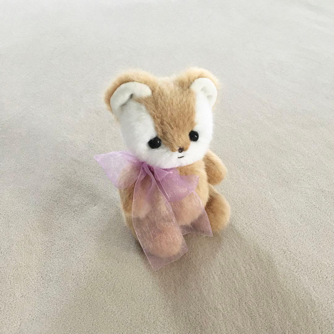 ハンドメイド ユヅチヨ くま ぬいぐるみ