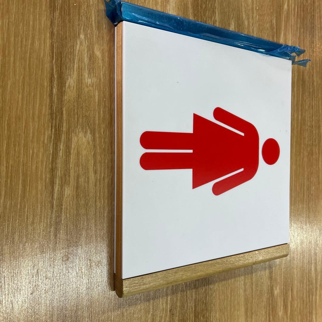 ステンレス金具男女トイレピクト