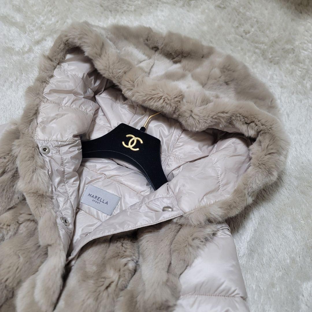 美品✨Max Mara MARELLA 中綿 ダウン 2way 切り替 え 軽量
