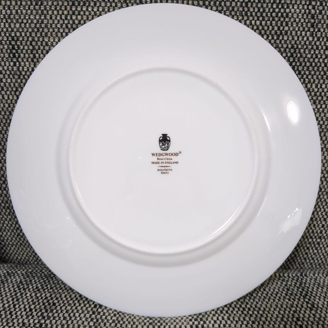 美品  ウェッジウッド ドルフィンホワイト 大皿 6枚 27cm