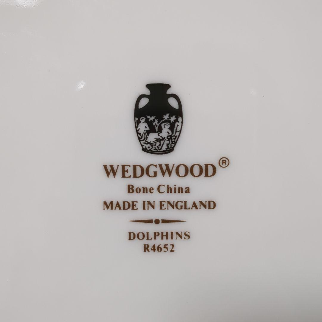 美品  ウェッジウッド ドルフィンホワイト 大皿 6枚 27cm