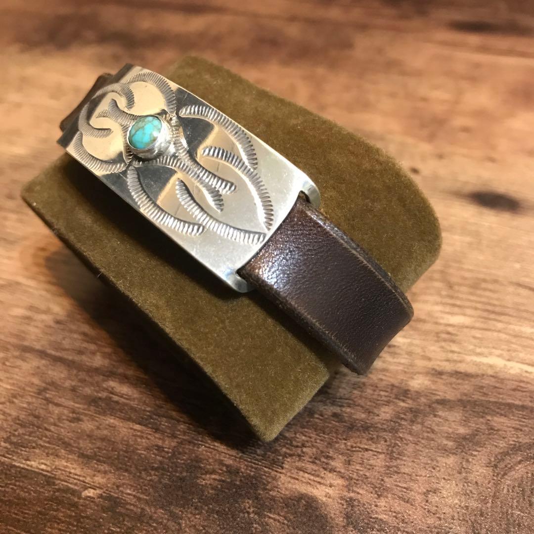 CHAFF DESIGN〔チャフ・デザイン〕ターコイズ　ブレスレット　シルバー