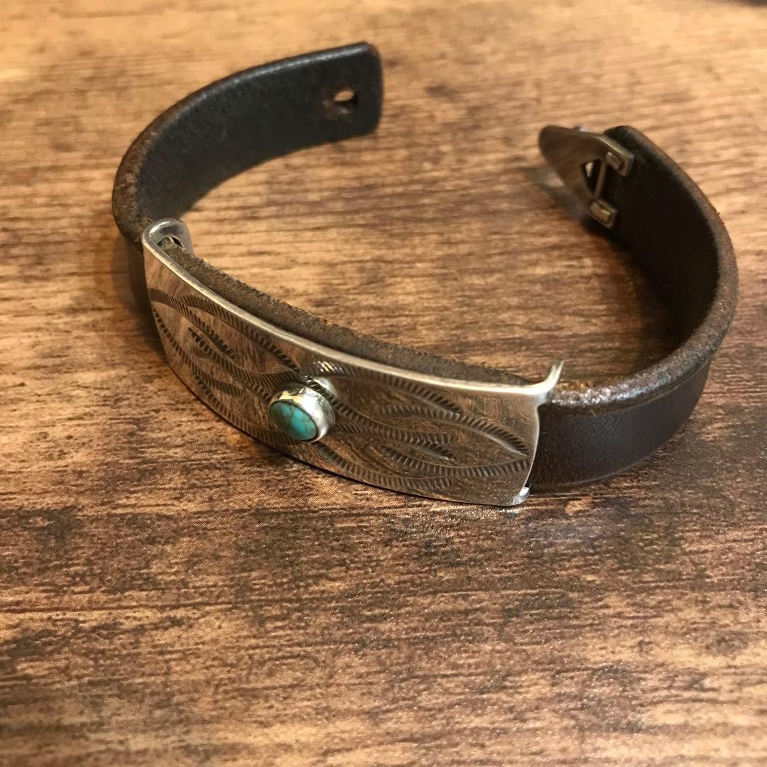 CHAFF DESIGN〔チャフ・デザイン〕ターコイズ　ブレスレット　シルバー