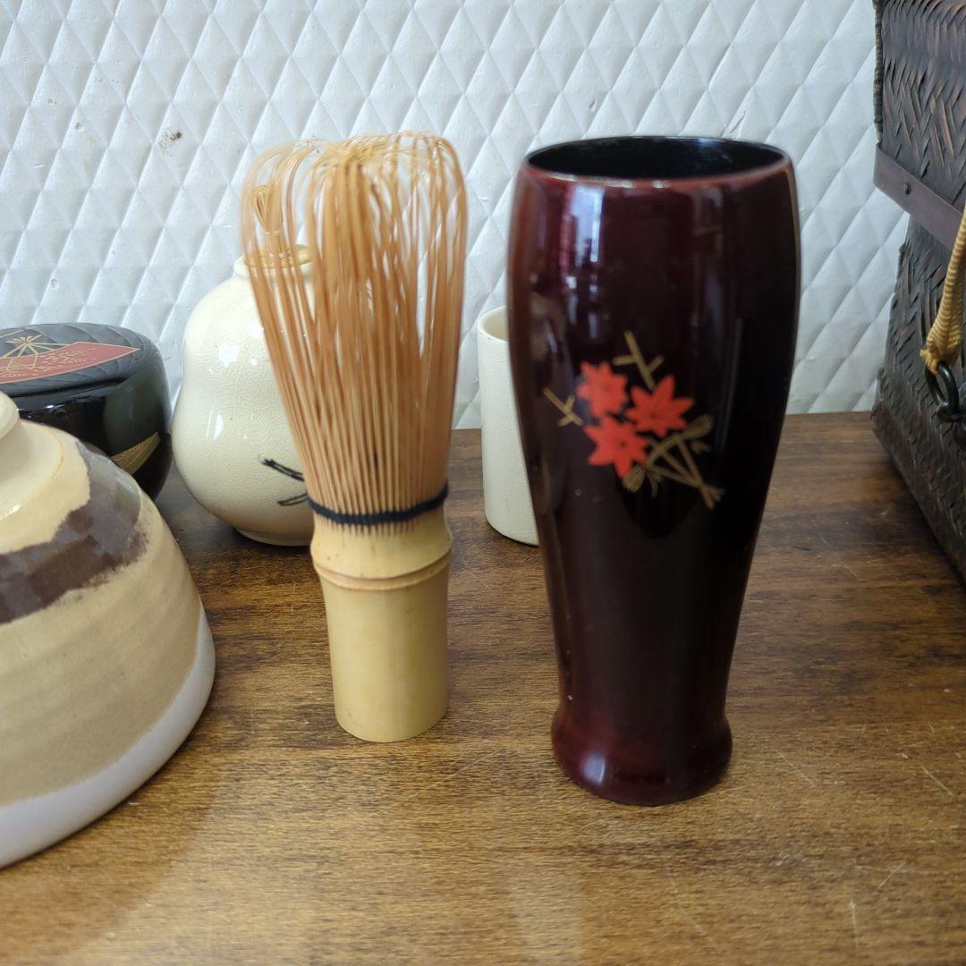 御所籠　茶籠　古代裂　セット いろいろ一式　野立て　茶道具　茶道