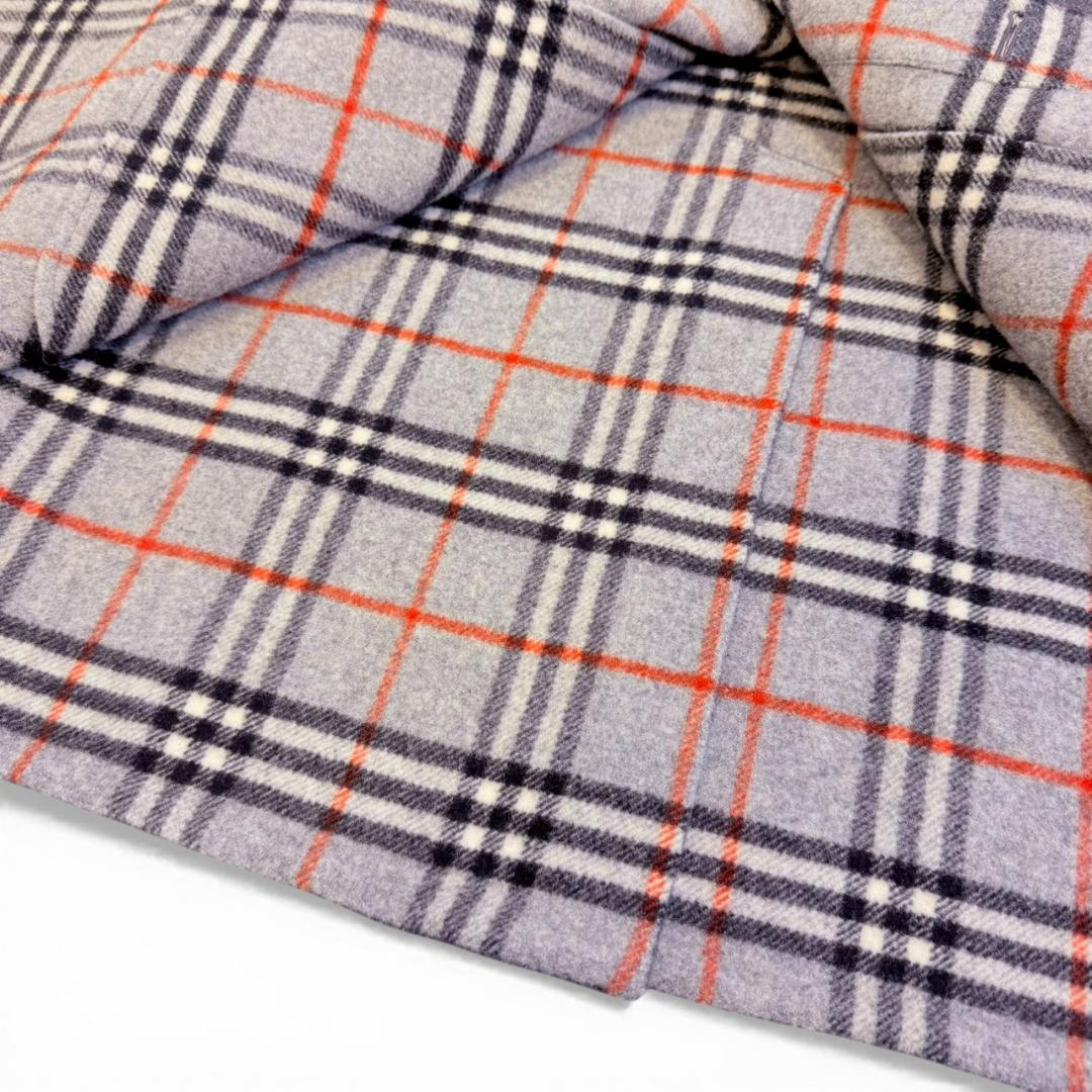 【美品】 BURBERRY 腰ベルト ウール XL ステンカラーコート メンズ