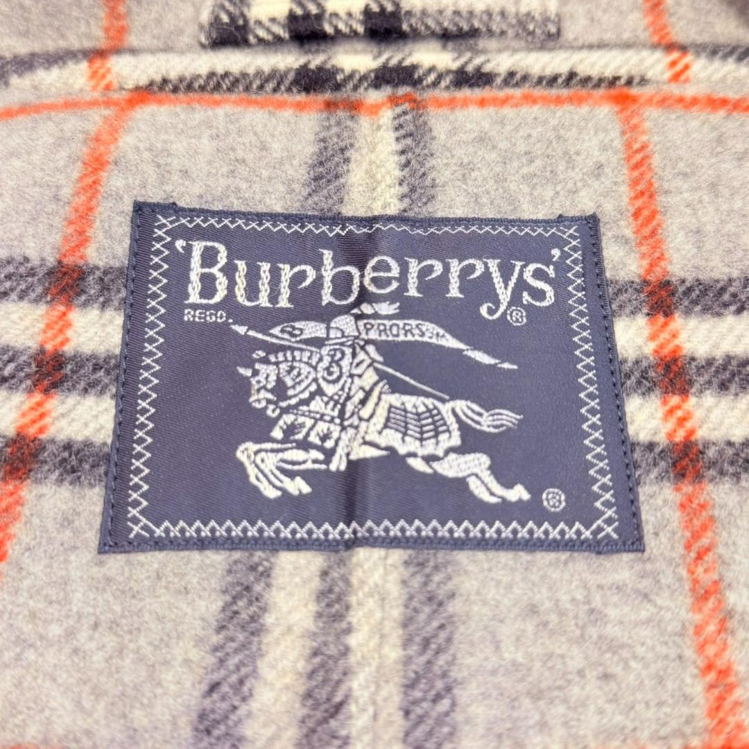 【美品】 BURBERRY 腰ベルト ウール XL ステンカラーコート メンズ