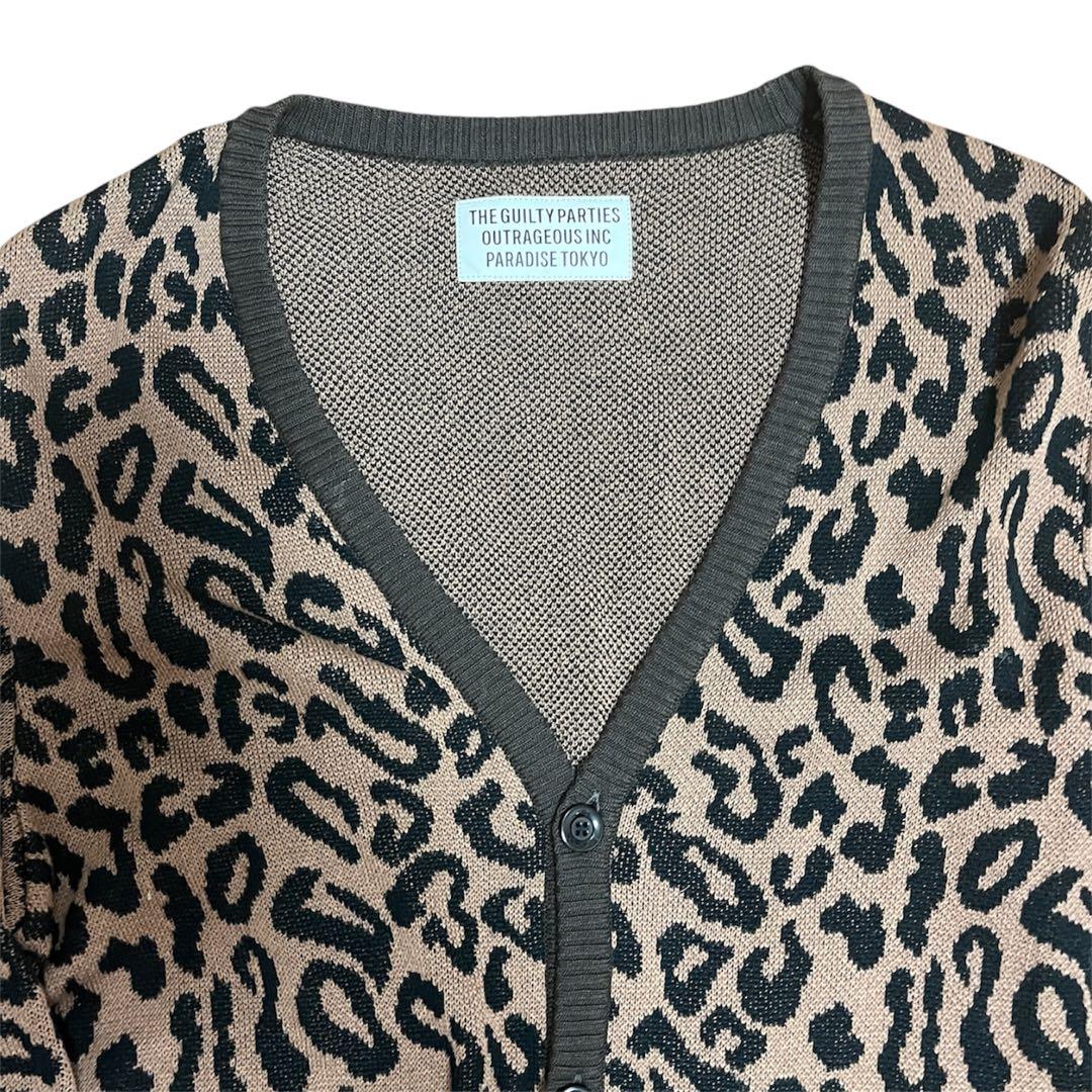 WACKO MARIA ワコマリアLEOPARD カーディガン レオパード