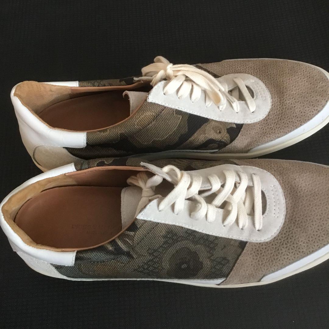 27.5㎝ DRIES VAN NOTEN スエード　レザースニーカー　美品