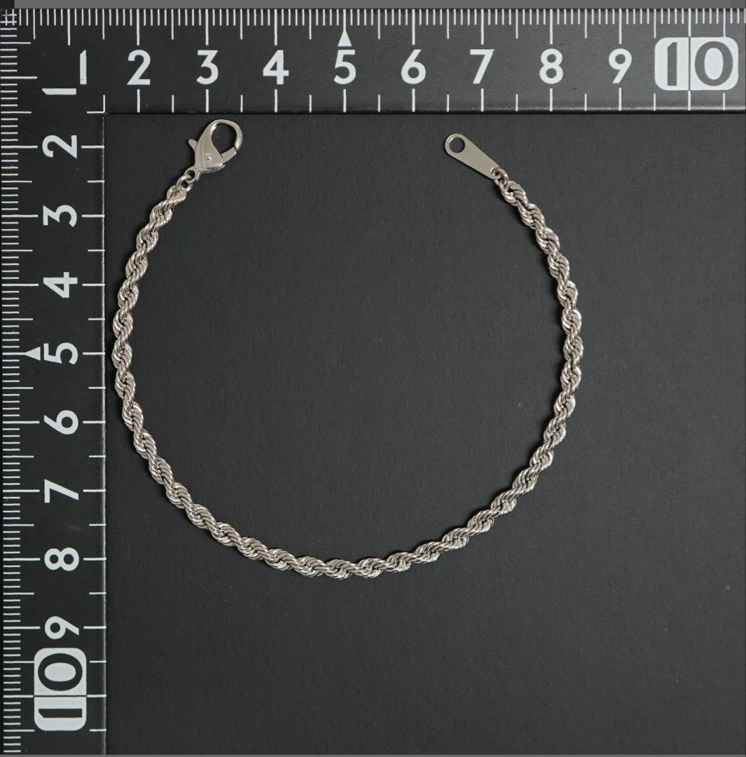 うめめ　jewelry win プラチナ850 パイプロープ　ブレスレット