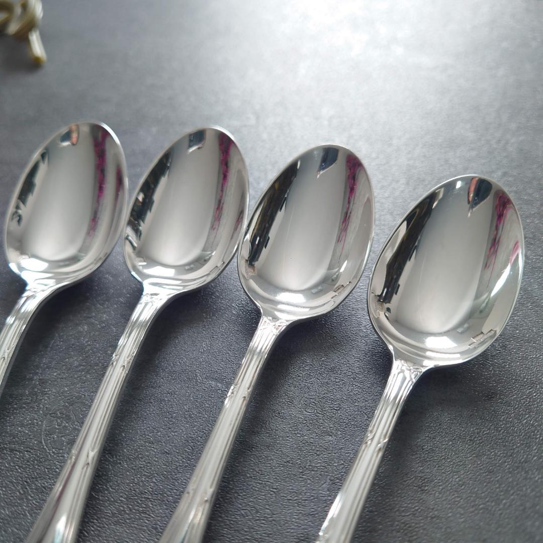 美品 クリストフル リュバン コーヒースプーン 4点
