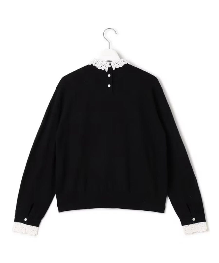 【未使用】23区 ニット 38 ネイビー ②