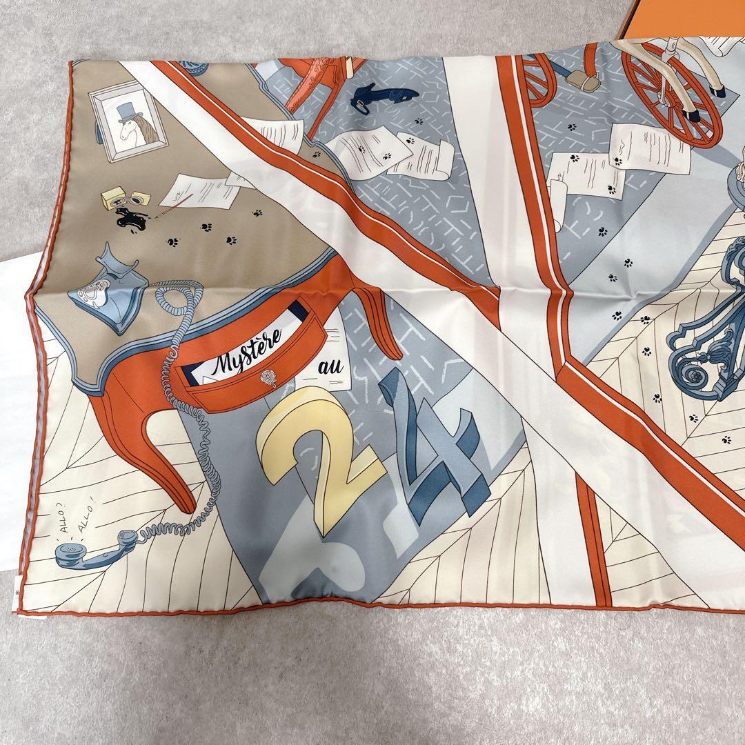 【新品】HERMES 2024春夏新品 カレ90 24番地のミステリー