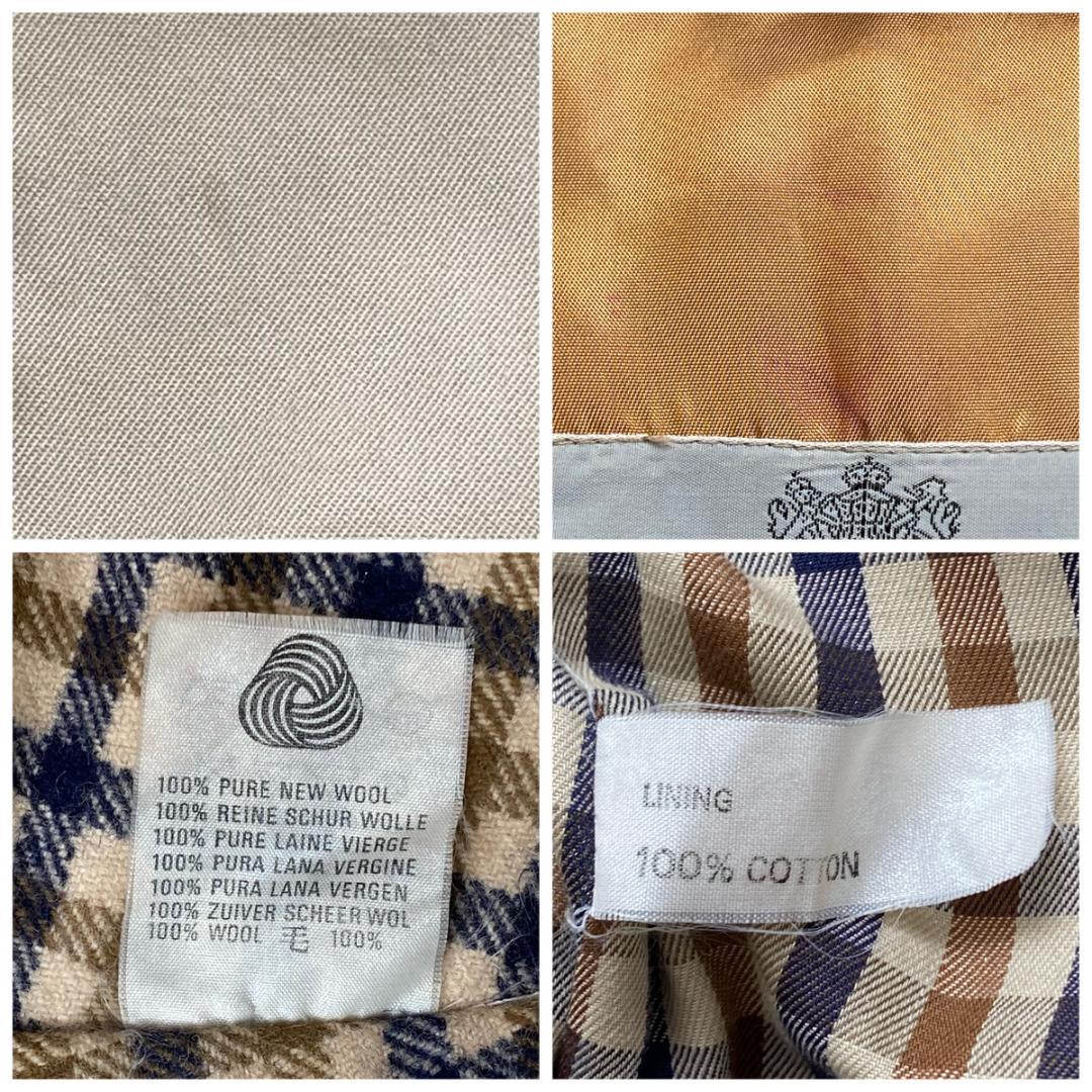 【美品】Aquascutum トレンチコート イングランド製 ライナー付き