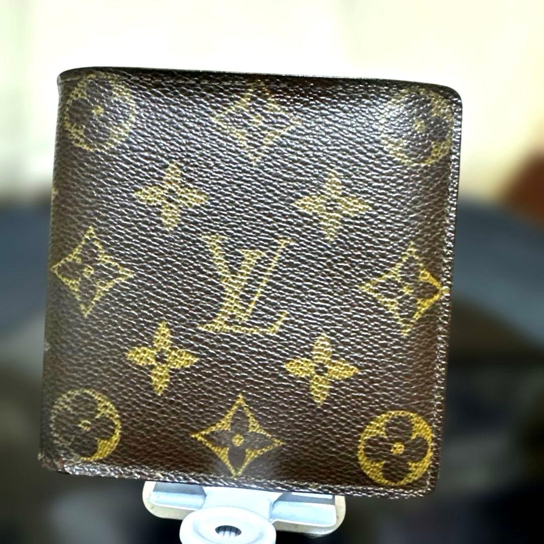 ②☆良品☆ モノグラム♪マルコ☆2つ折り財布★ポケットあり