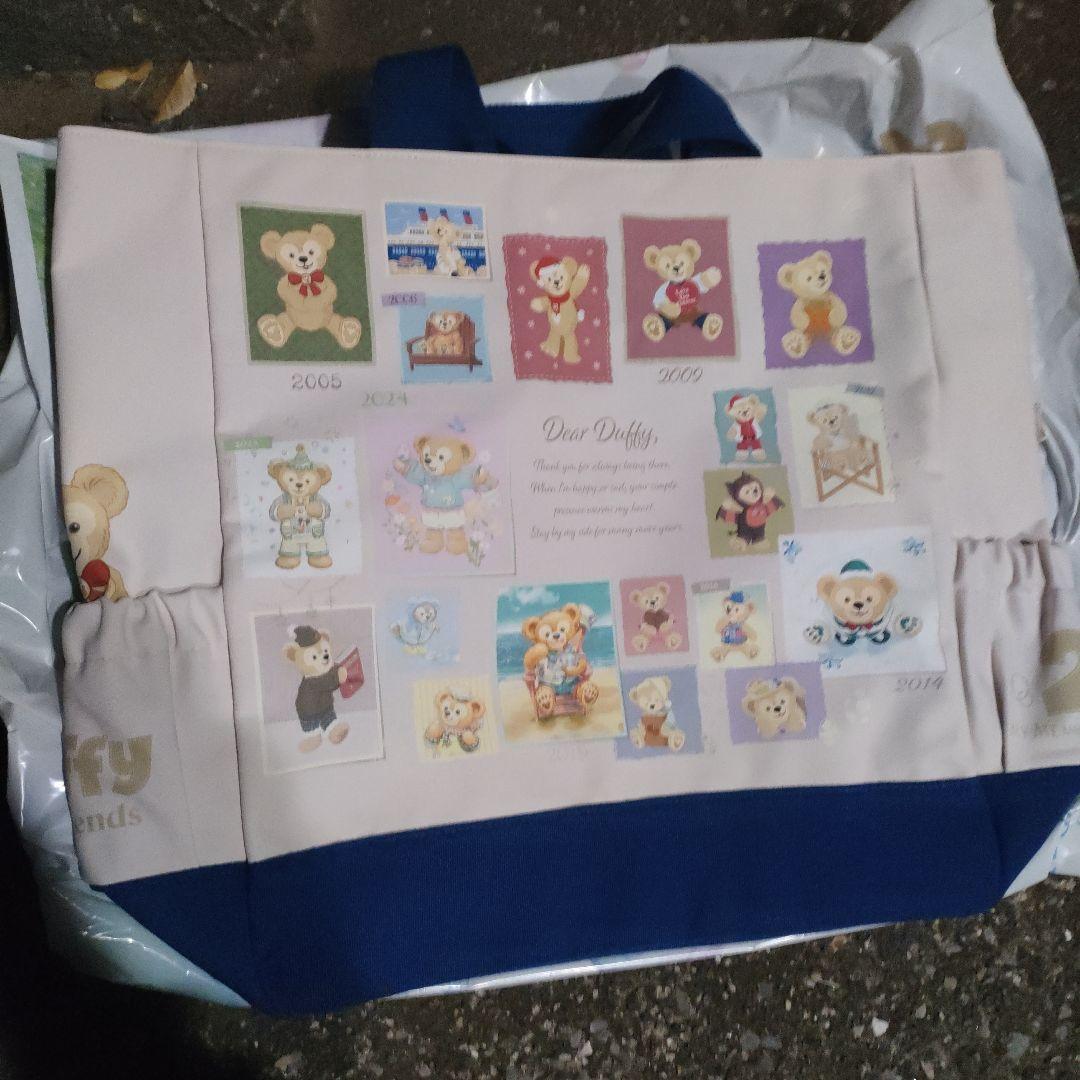 20周年ダッフィー トートバッグ　ラスト