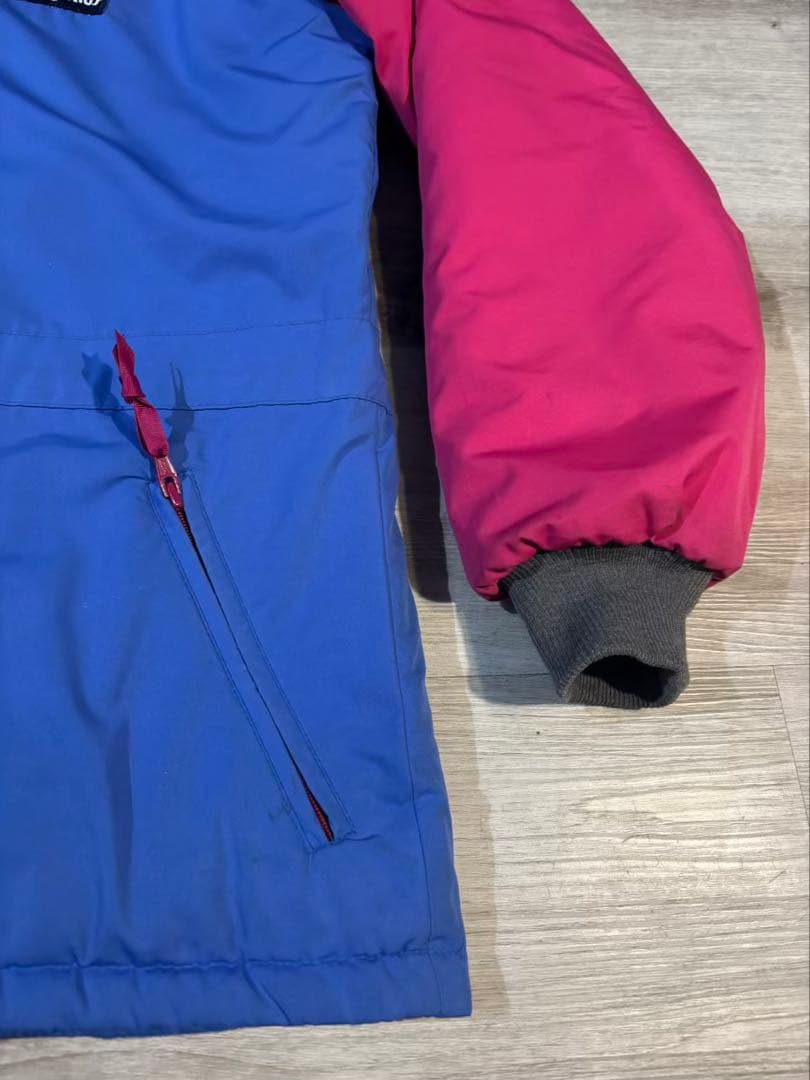 419 英国製80sberghaus 中綿ジャケット レア配色