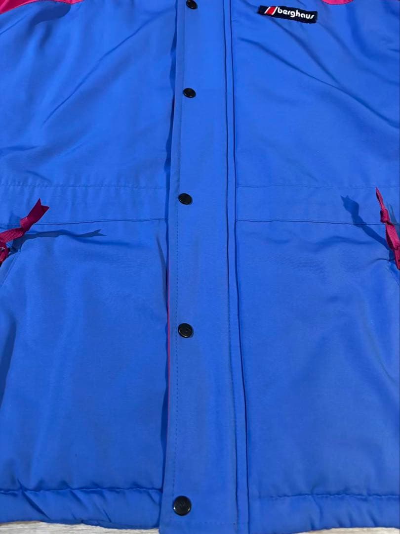 419 英国製80sberghaus 中綿ジャケット レア配色