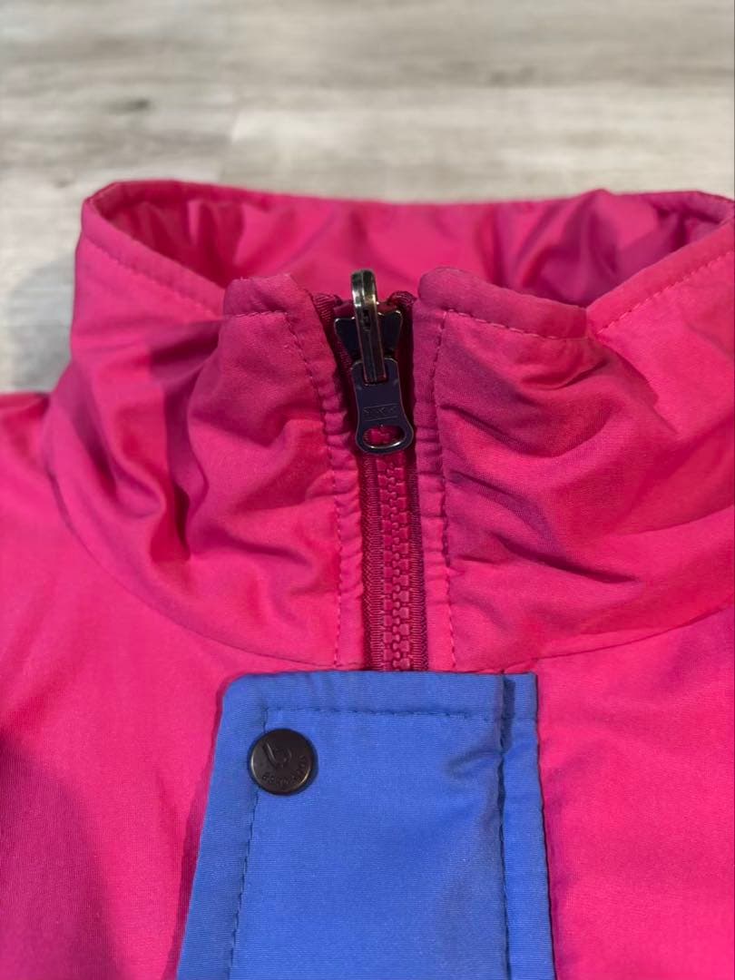 419 英国製80sberghaus 中綿ジャケット レア配色