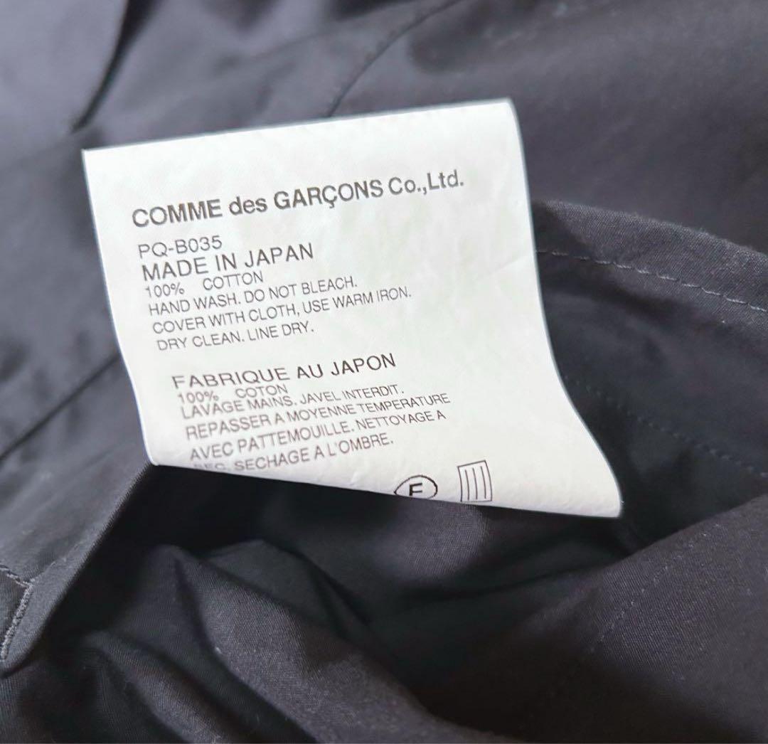 コムデギャルソンオムプリュス トレンチコート ダブルボタン