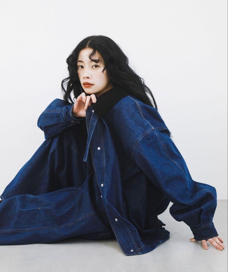 KBF 2WAYカラーデニムブルゾン