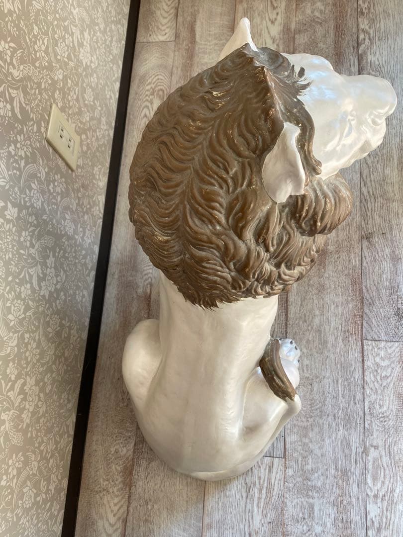 陶器 動物 ライオン 置物 イタリア製