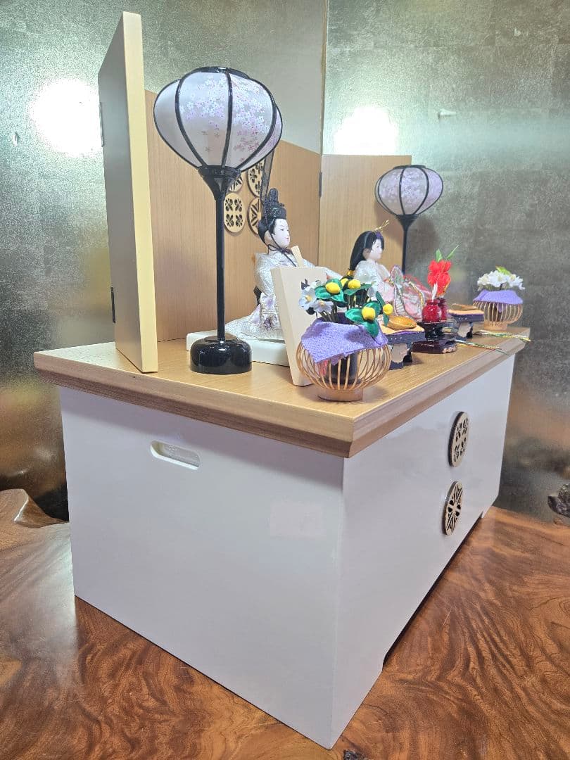 【一点限り】雛人形 収納飾り　SH53