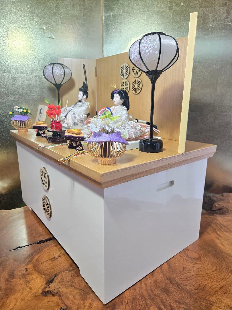【一点限り】雛人形 収納飾り　SH53