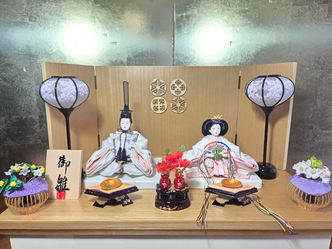 【一点限り】雛人形 収納飾り　SH53