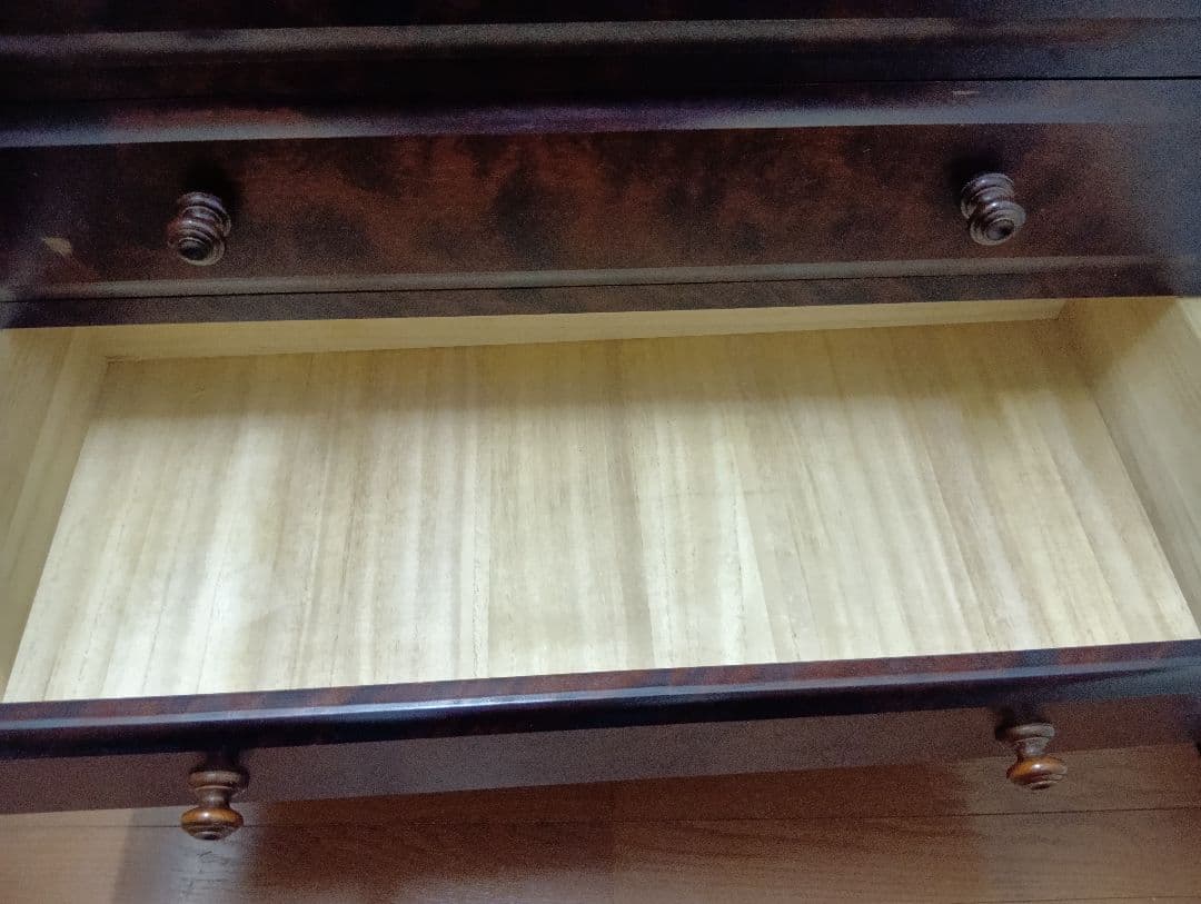 北海道民芸家具　整理箪笥　6段チェスト