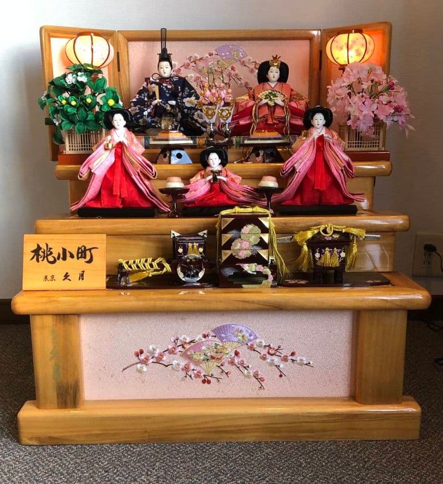 久月三段飾り雛人形