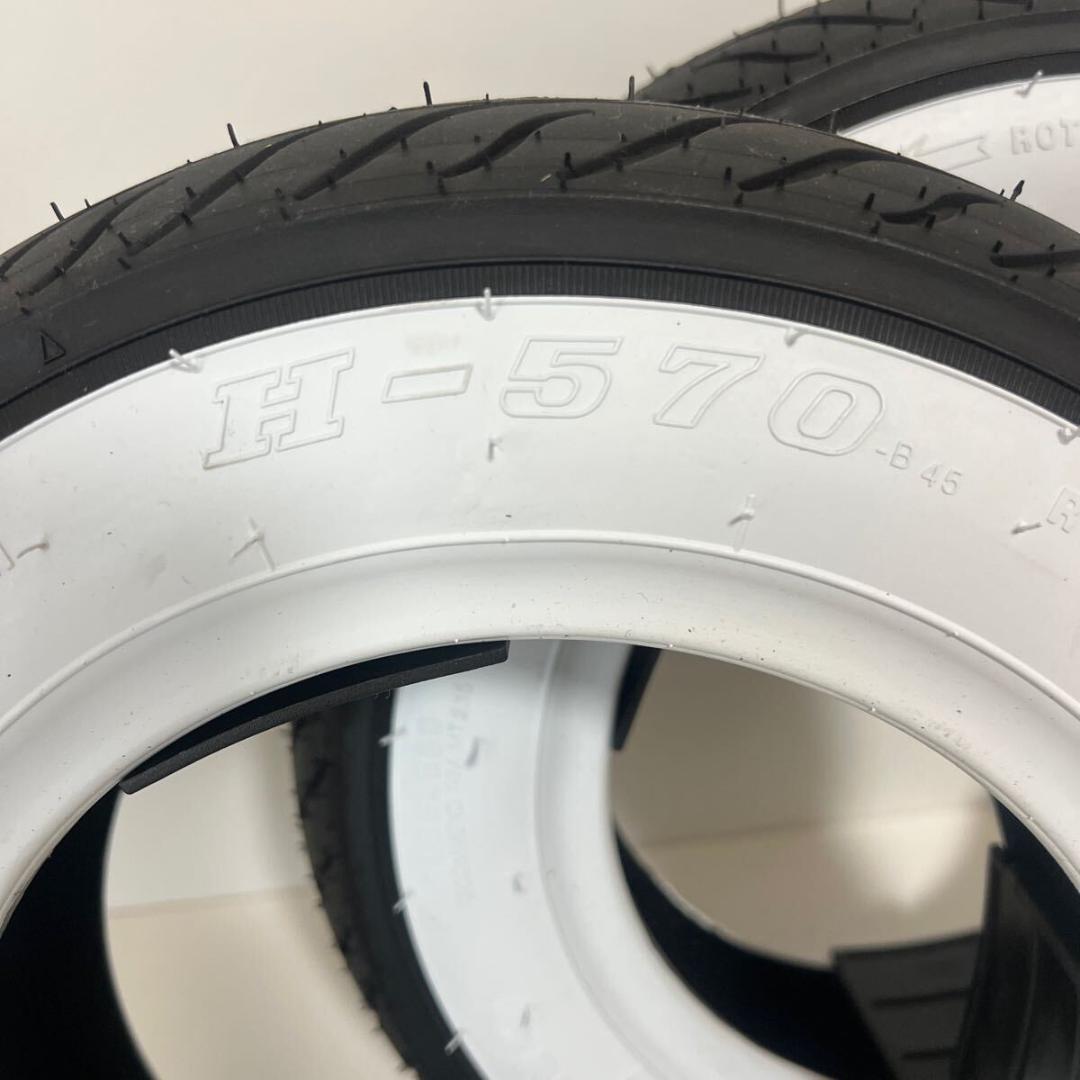 ホワイトリボンタイヤ 3.00-8 2本セット(モンキー DAX モトコンポ )