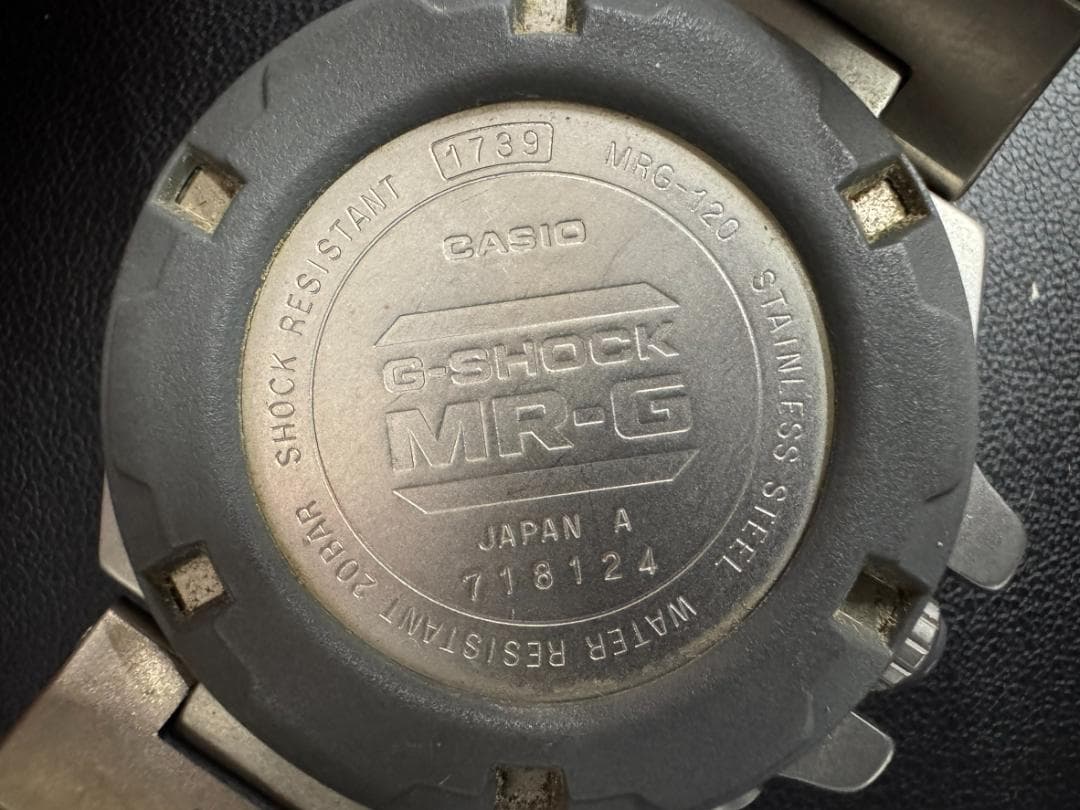 CASIO G-SHOCK 腕時計 MRG-120T クオーツ ブラック