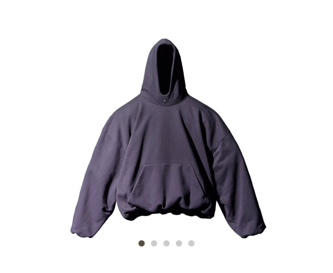黒S YEEZY GAP BALENCIAGA Logo Hoodie パーカー