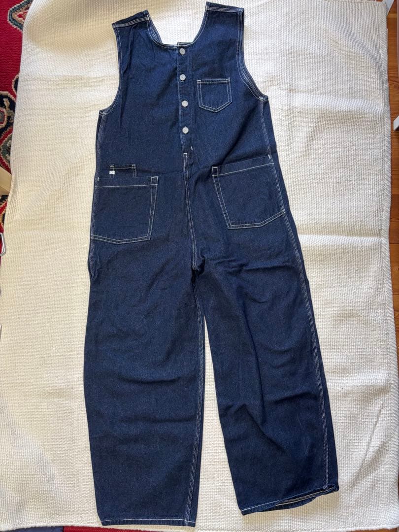 SOMETHING × FREAK'S STORE 別注ボタンフライサロペット