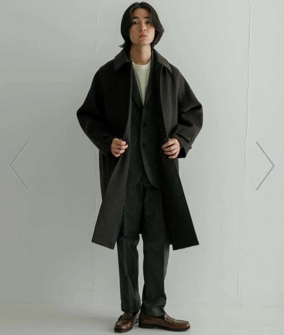 URBAN RESEARCH バルカラーコート ブラウン Sサイズ